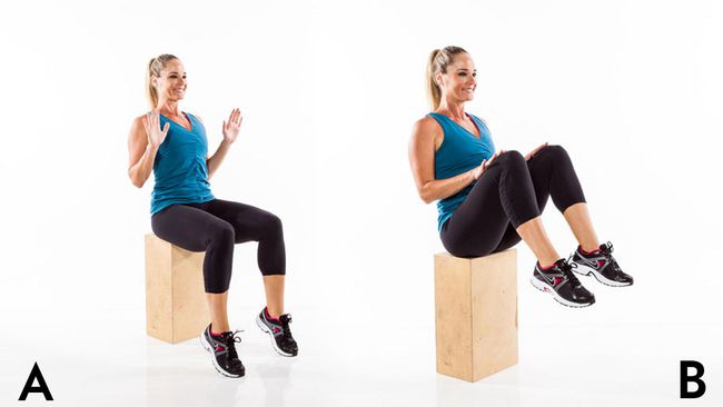 Seated Tuck Jumps