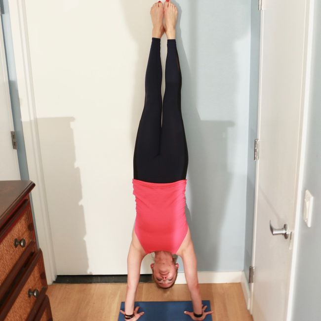 Handstands Using the Wall