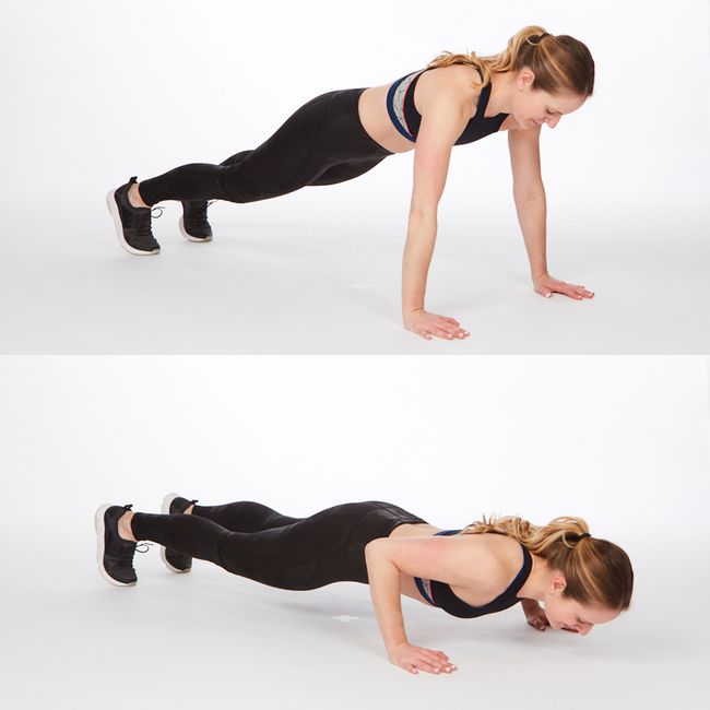 push-up hold best at home back exercises for back fat