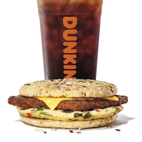 dunkin donuts healthy breakfast sandwich fast food