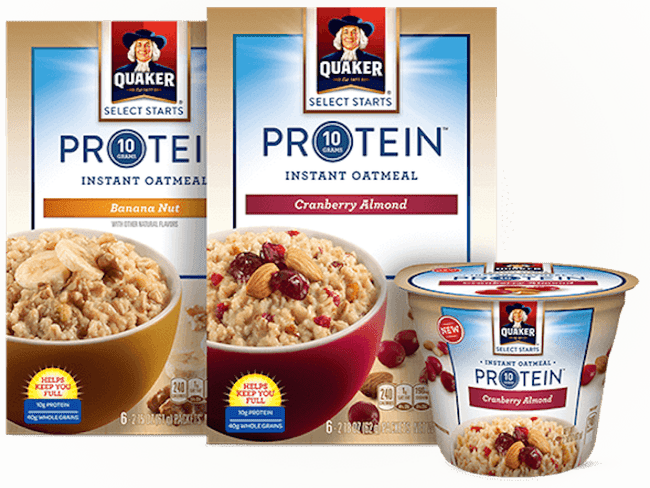 Quaker Protein Instant Oatmeal