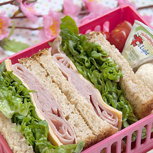 ham sandwich bento box idea