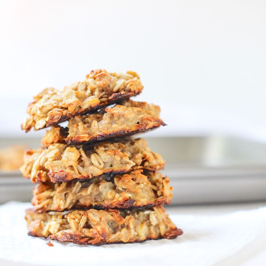 Peanut butter banana breakfast cookies