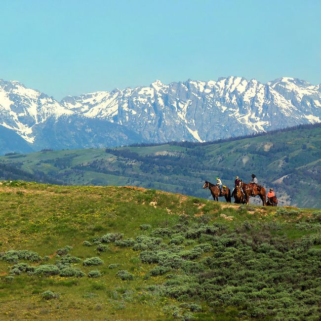 The Red Rock Ranch in Kelly, Wyoming