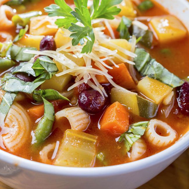 Slow Cooker Chunky Minestrone