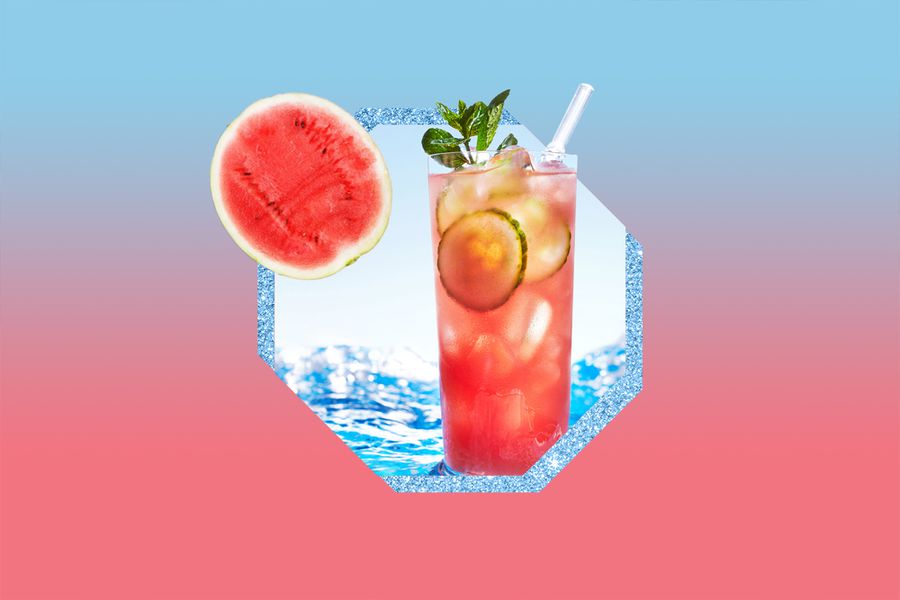 This Coconutty Watermelon Cooler Is So Tasty, You'll Have No Problem Hitting Your H2O Goals