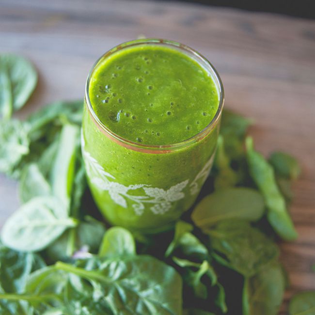 soicy green vegetable smoothie